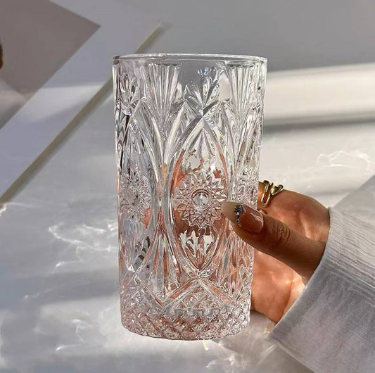 Artisanal Crystal Glass Set | Hand-blown for Unique Beauty